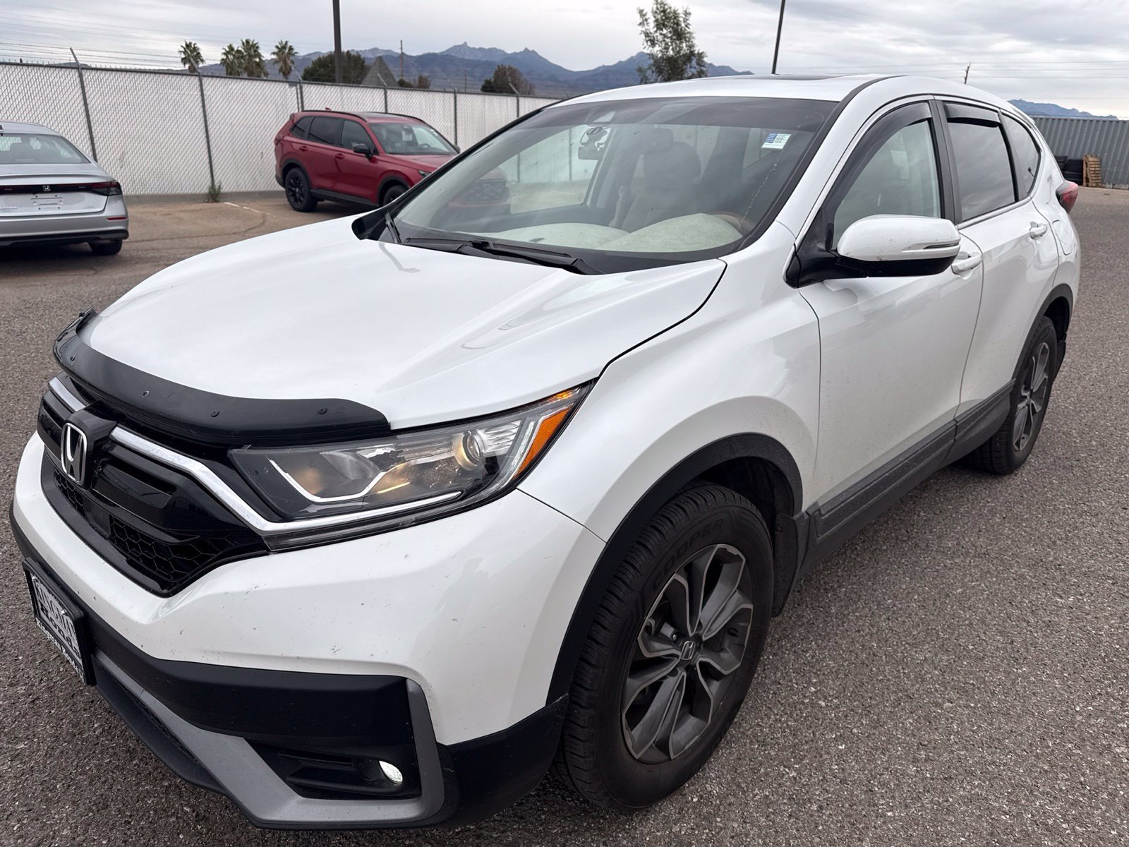 Used 2021 Platinum White Pearl Honda EX-L image 1