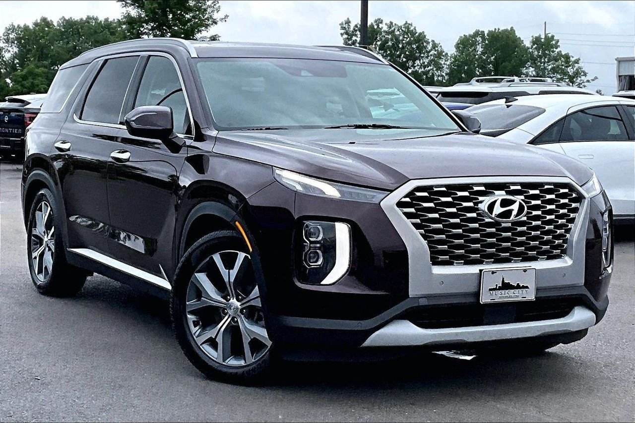 Used 2021 Sierra Burgundy Hyundai SEL image 38