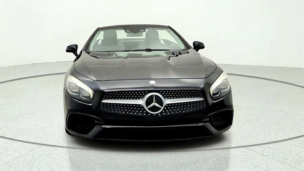 Used 2017 Black Mercedes-Benz SL 550 Roadster w/ Driver Assistance Pkg & MAGIC SKY CONTROL image 2