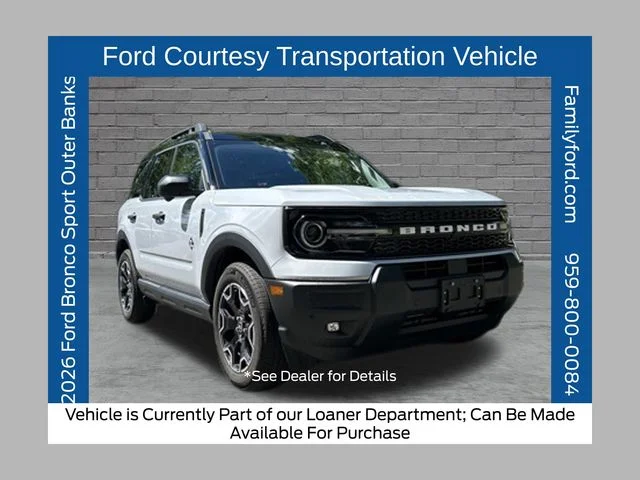 New 2026 Space White Metallic Ford Outer Banks® image 1
