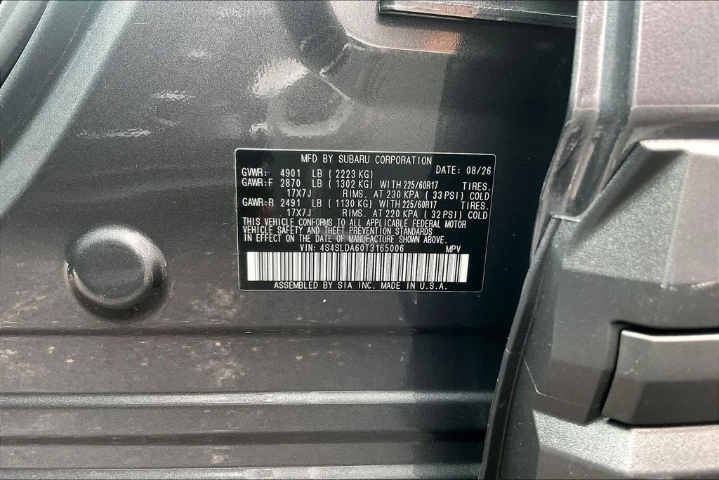 New 2026 MAGNETITE GRAY METALLIC Subaru Standard Model image 14