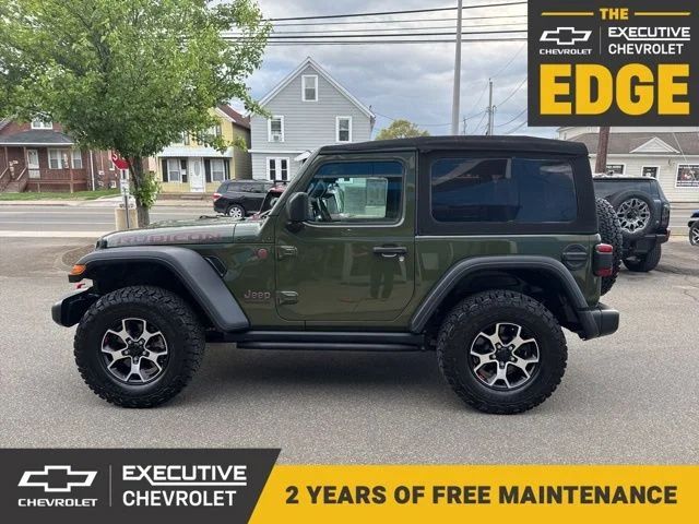 Used 2021 Green Jeep Rubicon image 1