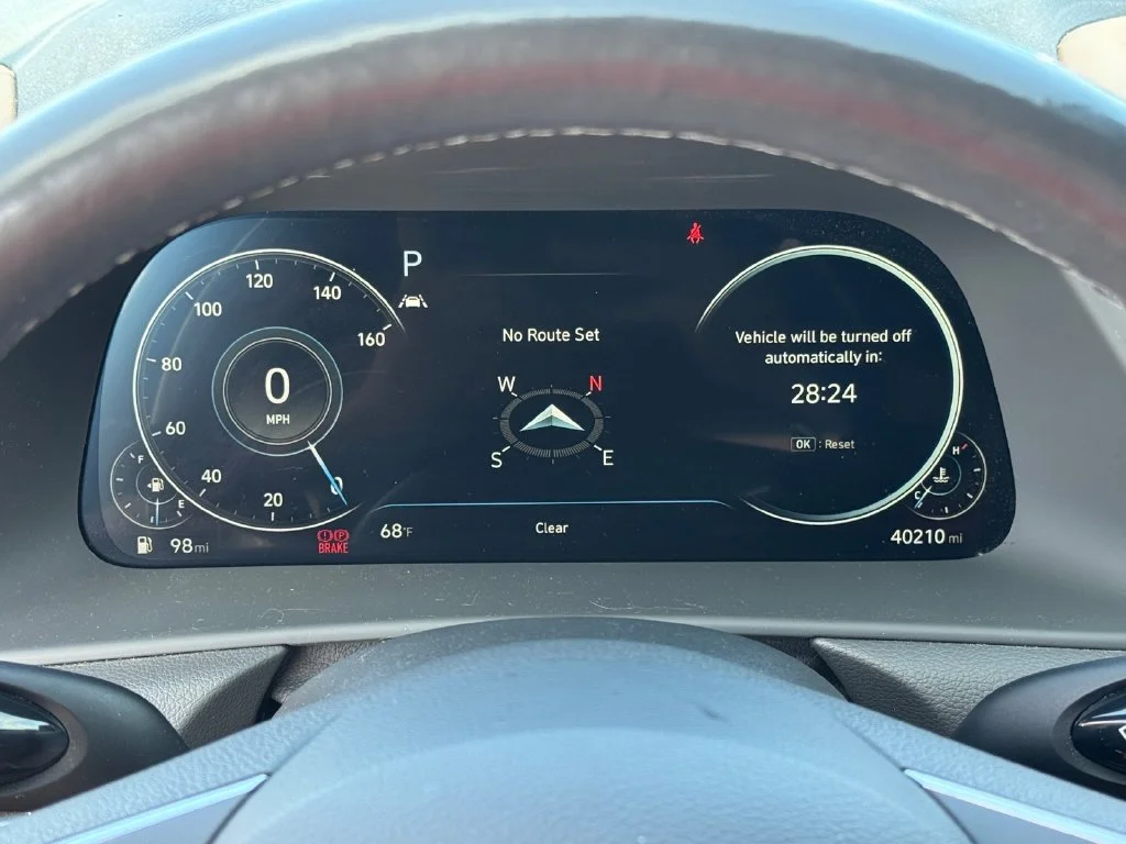 Used 2023 Blue Hyundai Limited image 24