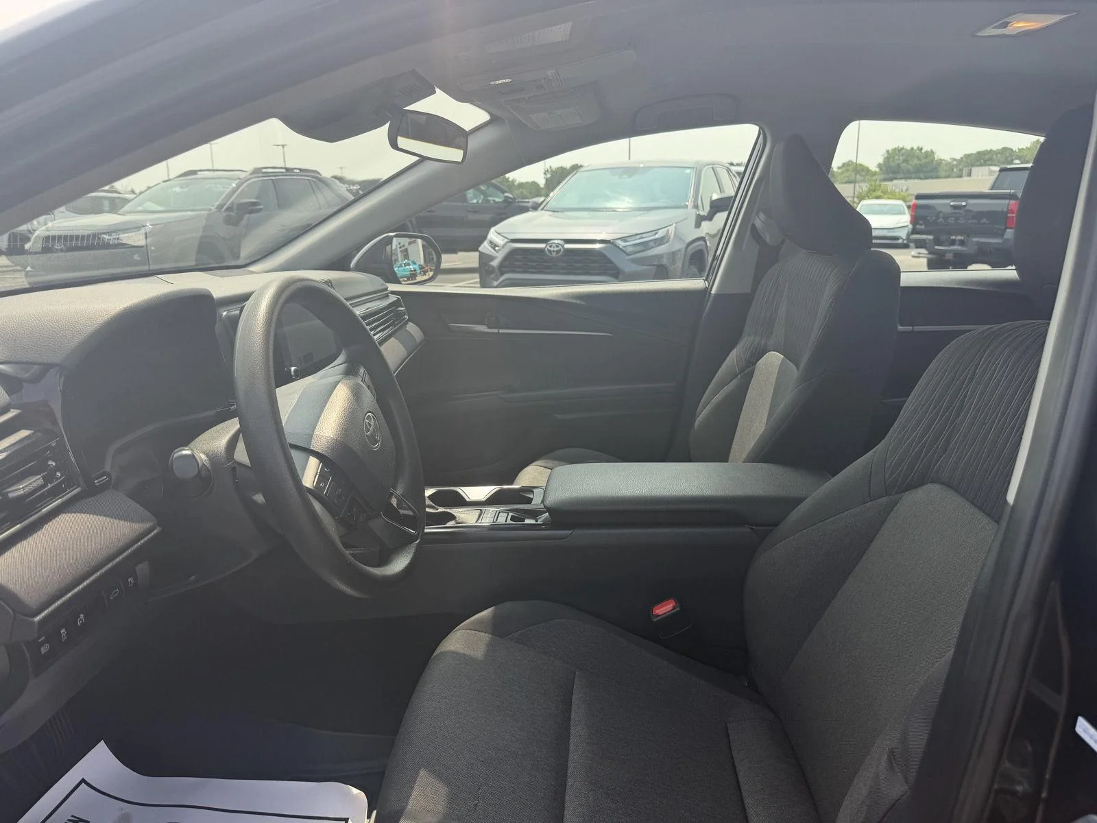 Used 2025 Midnight Black Metallic Toyota LE image 12