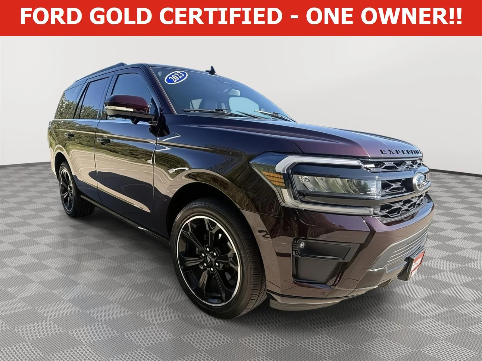Certified Used 2023 Jewel Red Metallic Tinted Clearcoat Ford Limited image 1