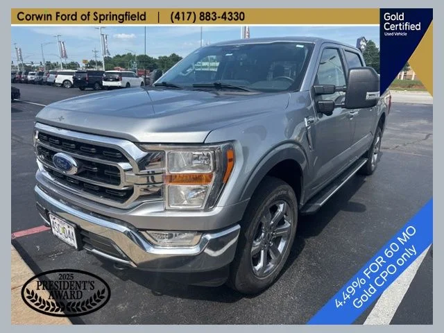 Used 2023 Iconic Silver Metallic Ford XLT image 1