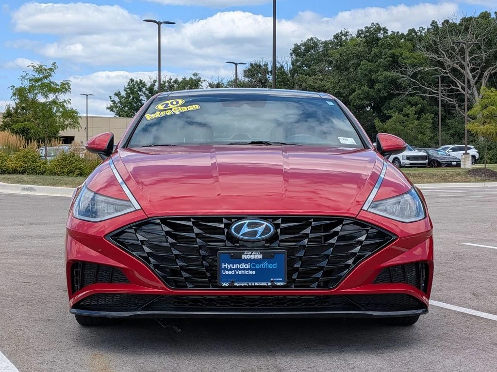 Used 2020 Red Hyundai SEL image 2