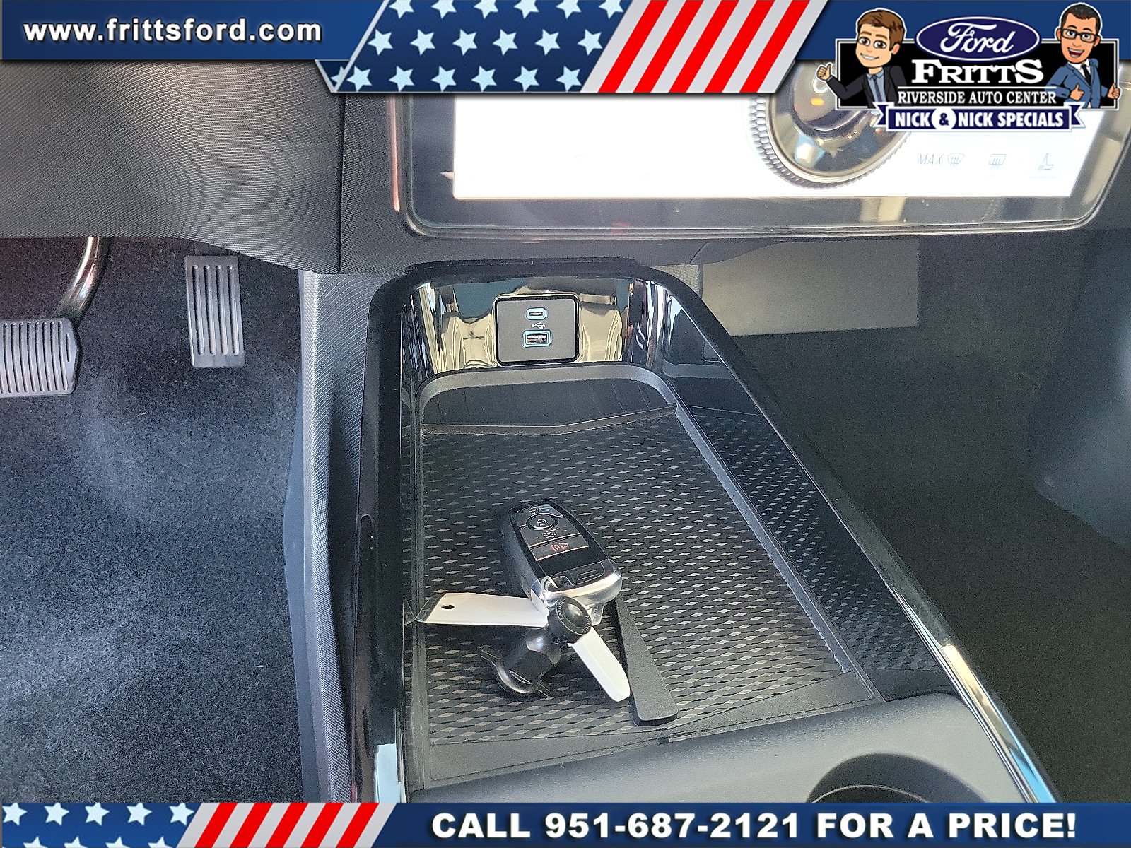 Certified Used 2023 Red Metallic Ford Premium image 9