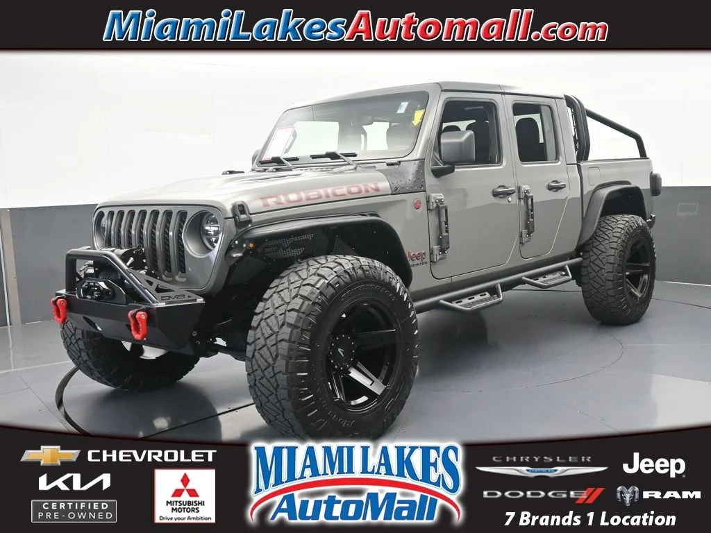 Used 2022 Sting-Gray Clearcoat Jeep Rubicon image 1