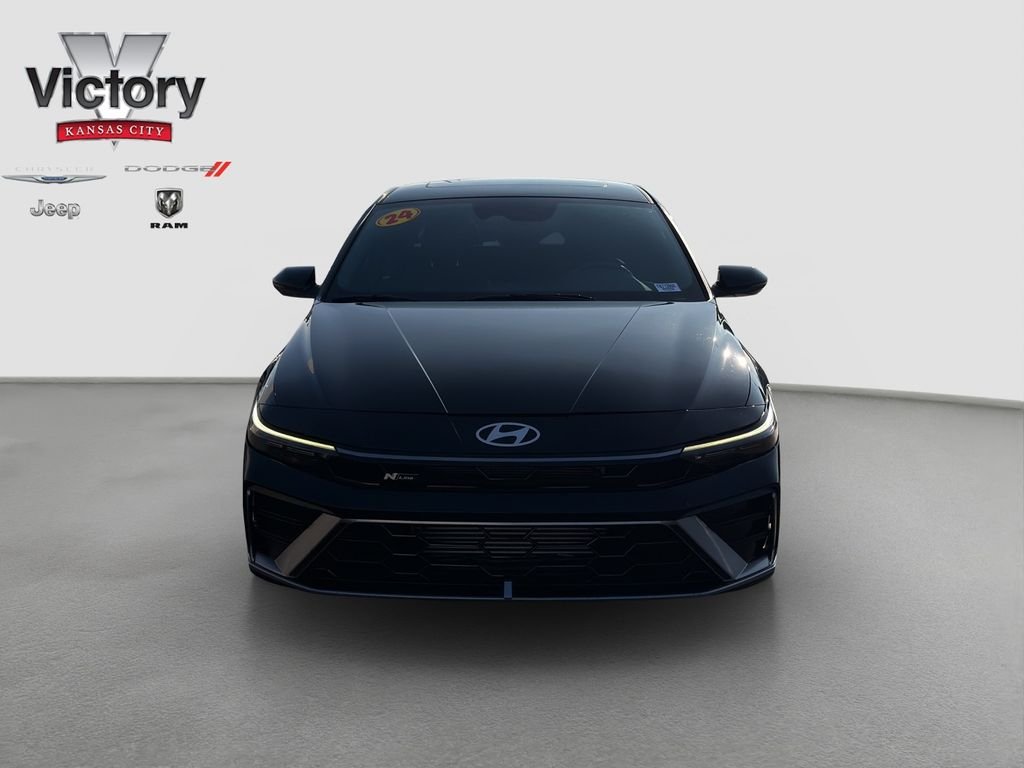 Used 2024 Hyundai Elantra N Line with VIN KMHLR4DF5RU713860 for sale in Kansas City