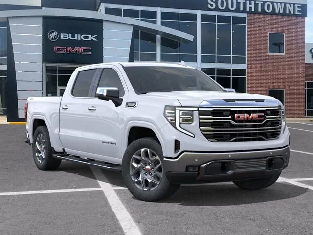 New 2026 Glacier White Tricoat GMC SLT image 7