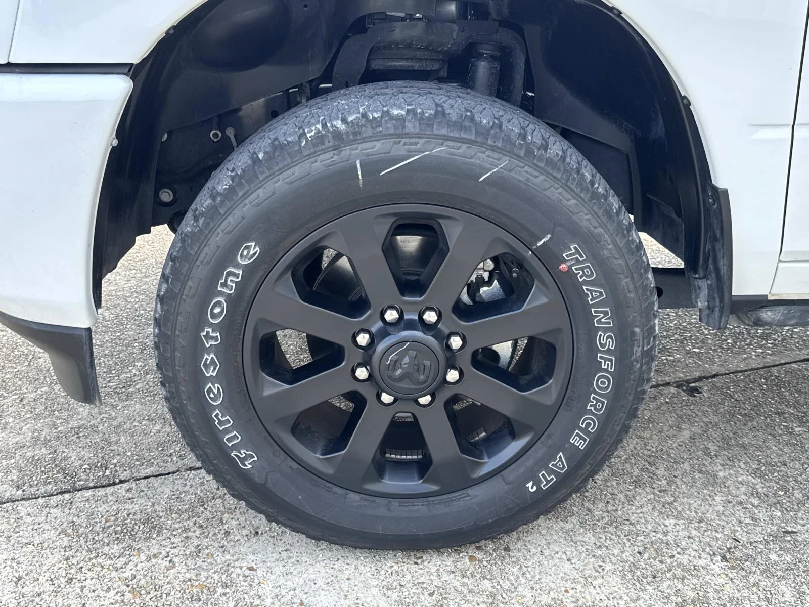New 2026 Bright White Clear-Coat Exterior Paint RAM Laramie image 3