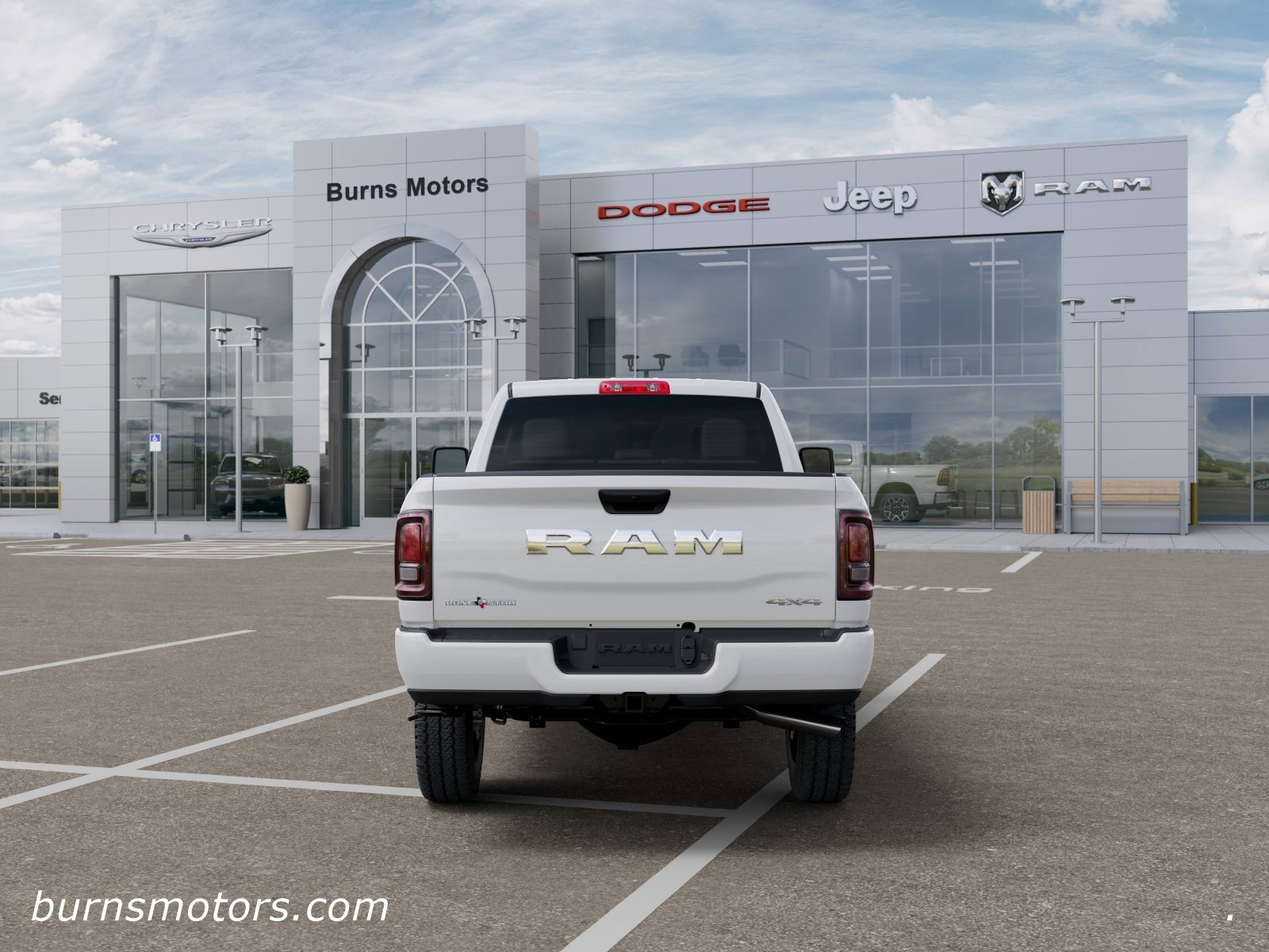 New 2026 Bright White Clear-Coat Exterior Paint RAM Lone Star image 7