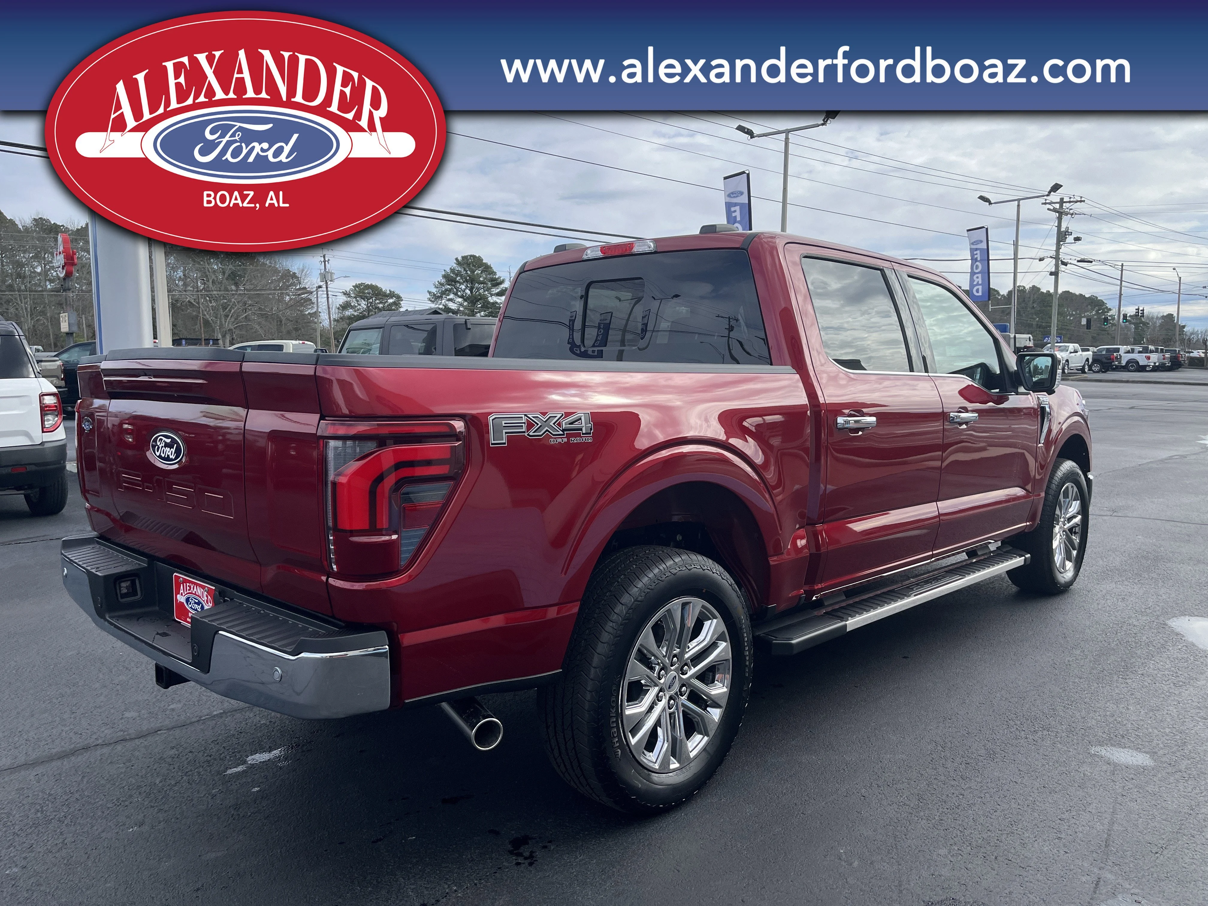 New 2026 Ruby Red Metallic Tinted Clearcoat Ford Lariat® image 4