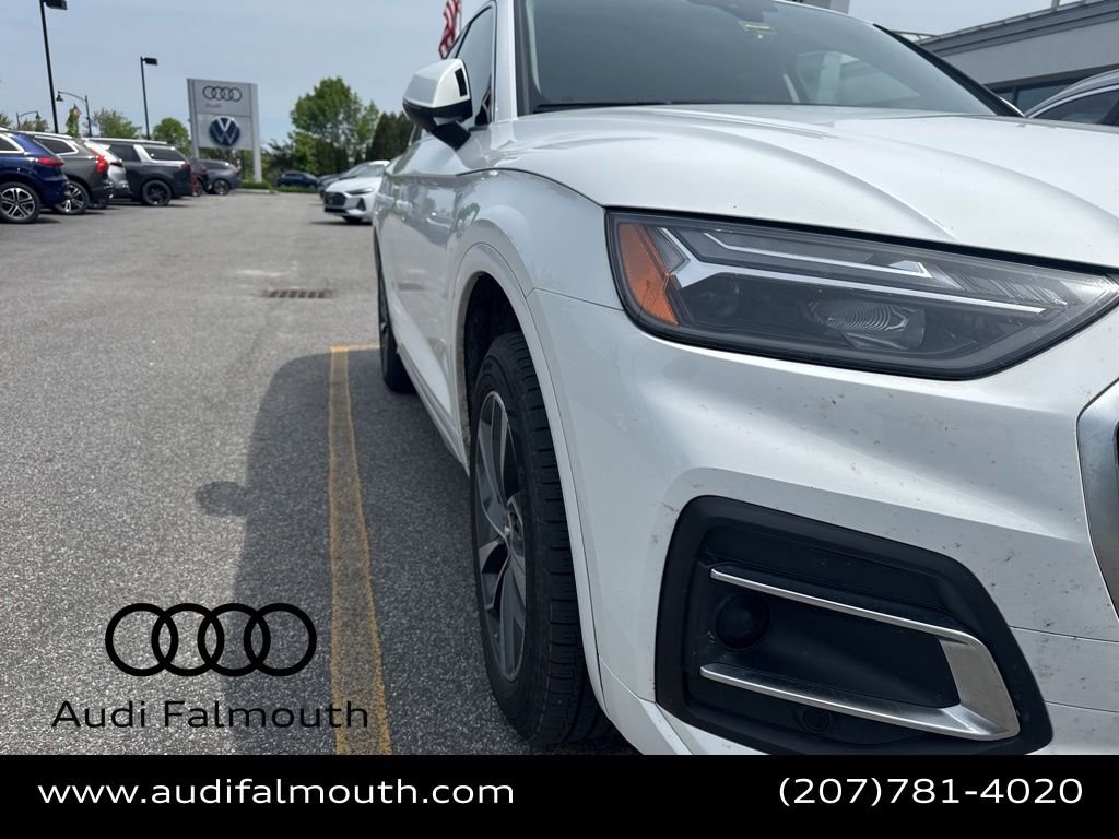 Used 2021 White Audi 45 Premium Plus image 4
