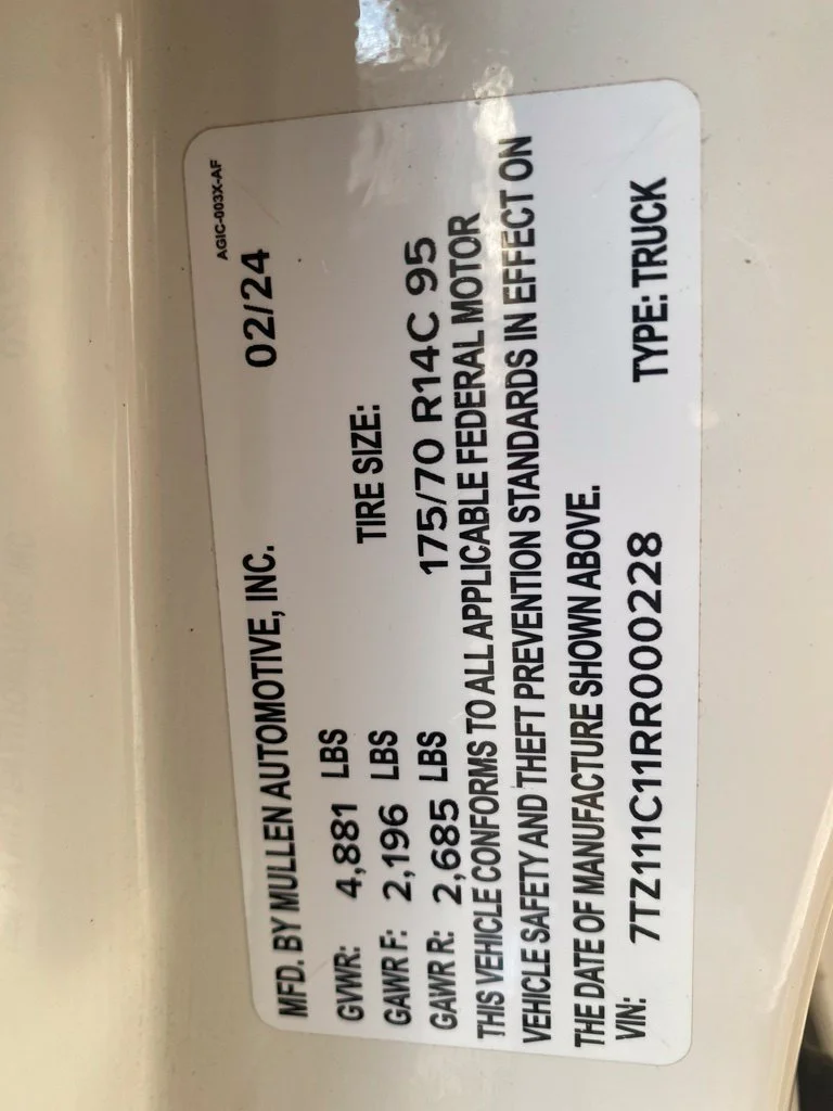 Used 2024 White MULLEN  image 28