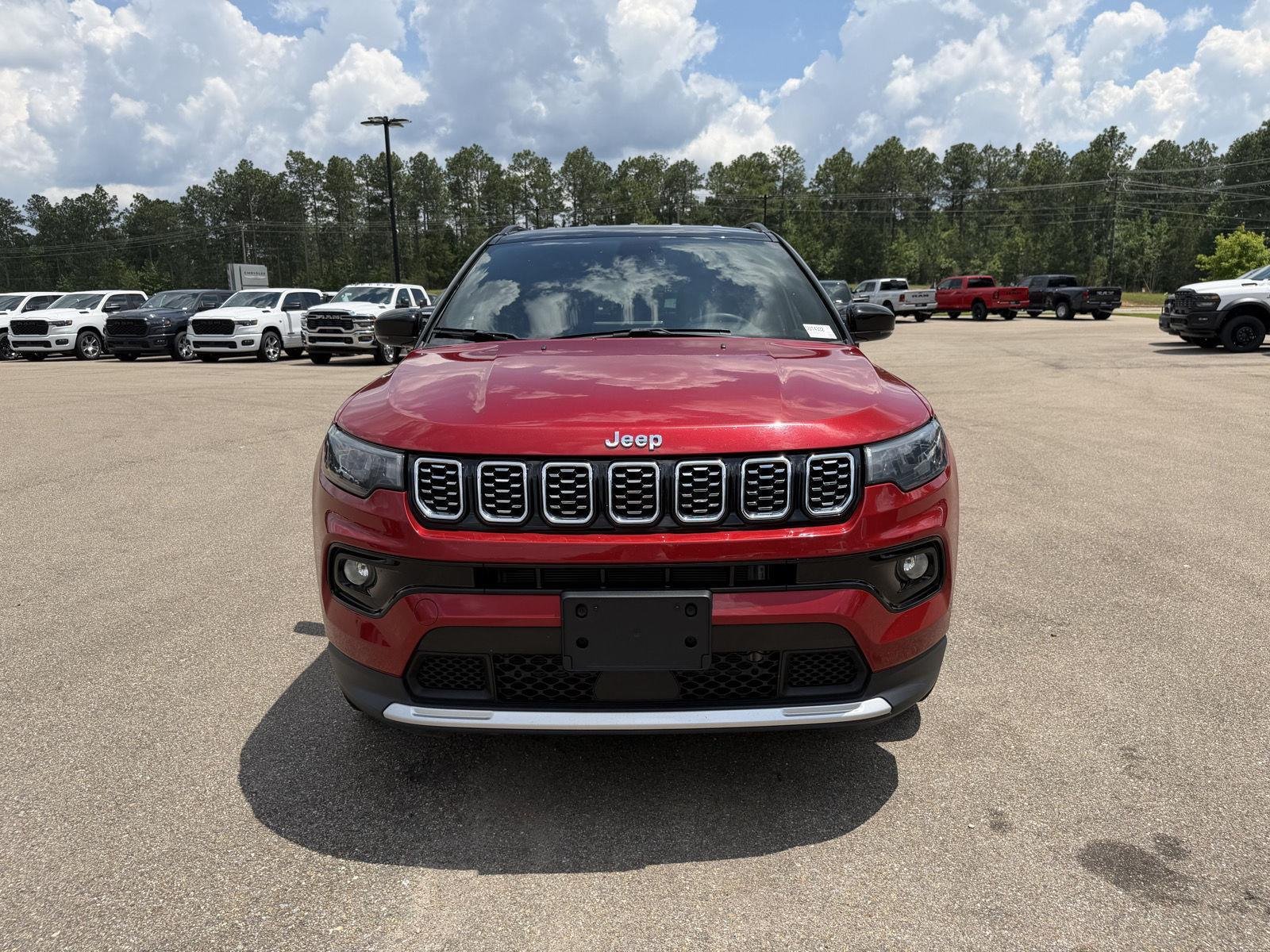 Used 2025 Red Hot Pearlcoat Jeep Limited image 2