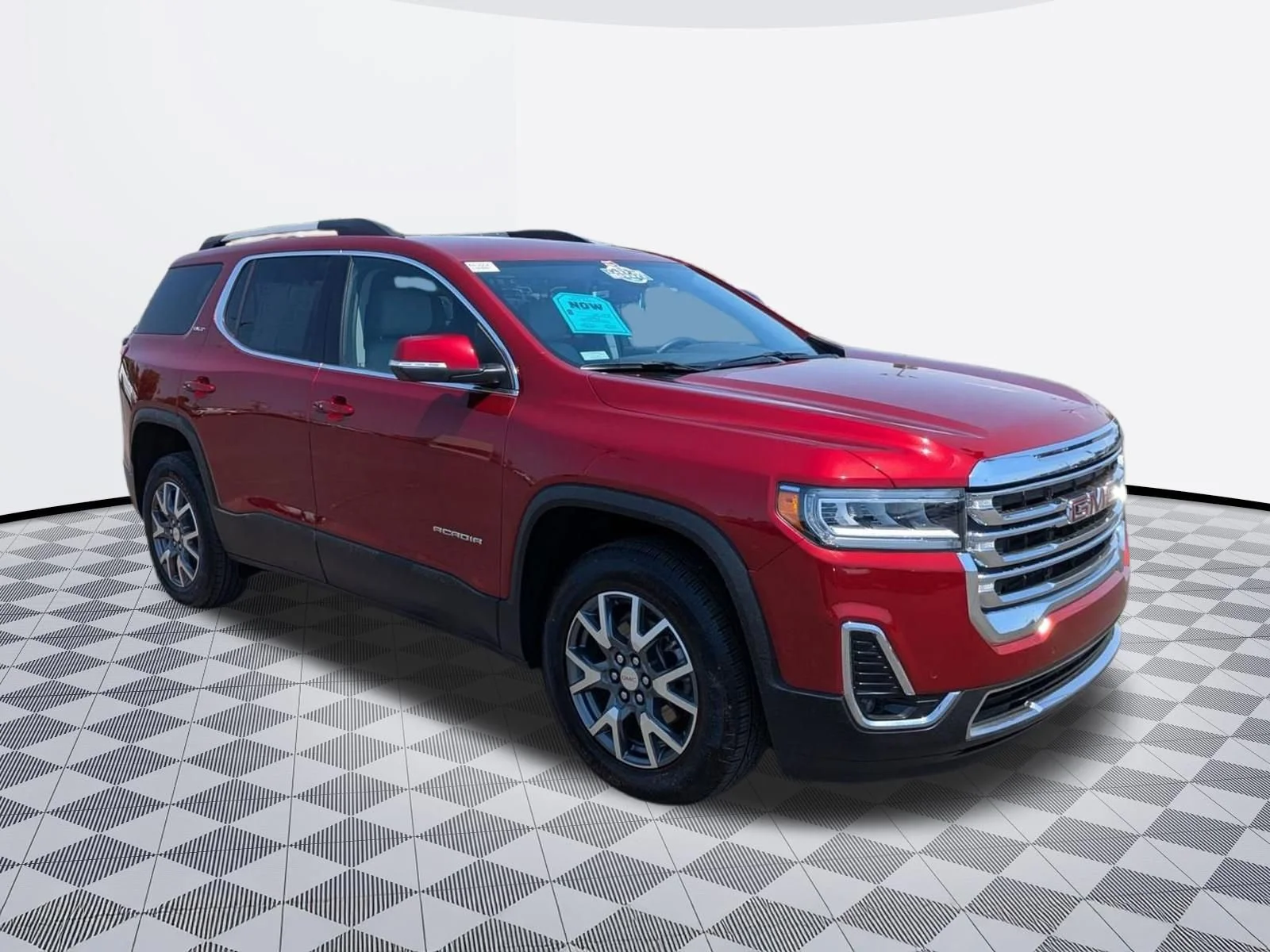 Used 2023 Volcanic Red Tintcoat GMC SLT image 3