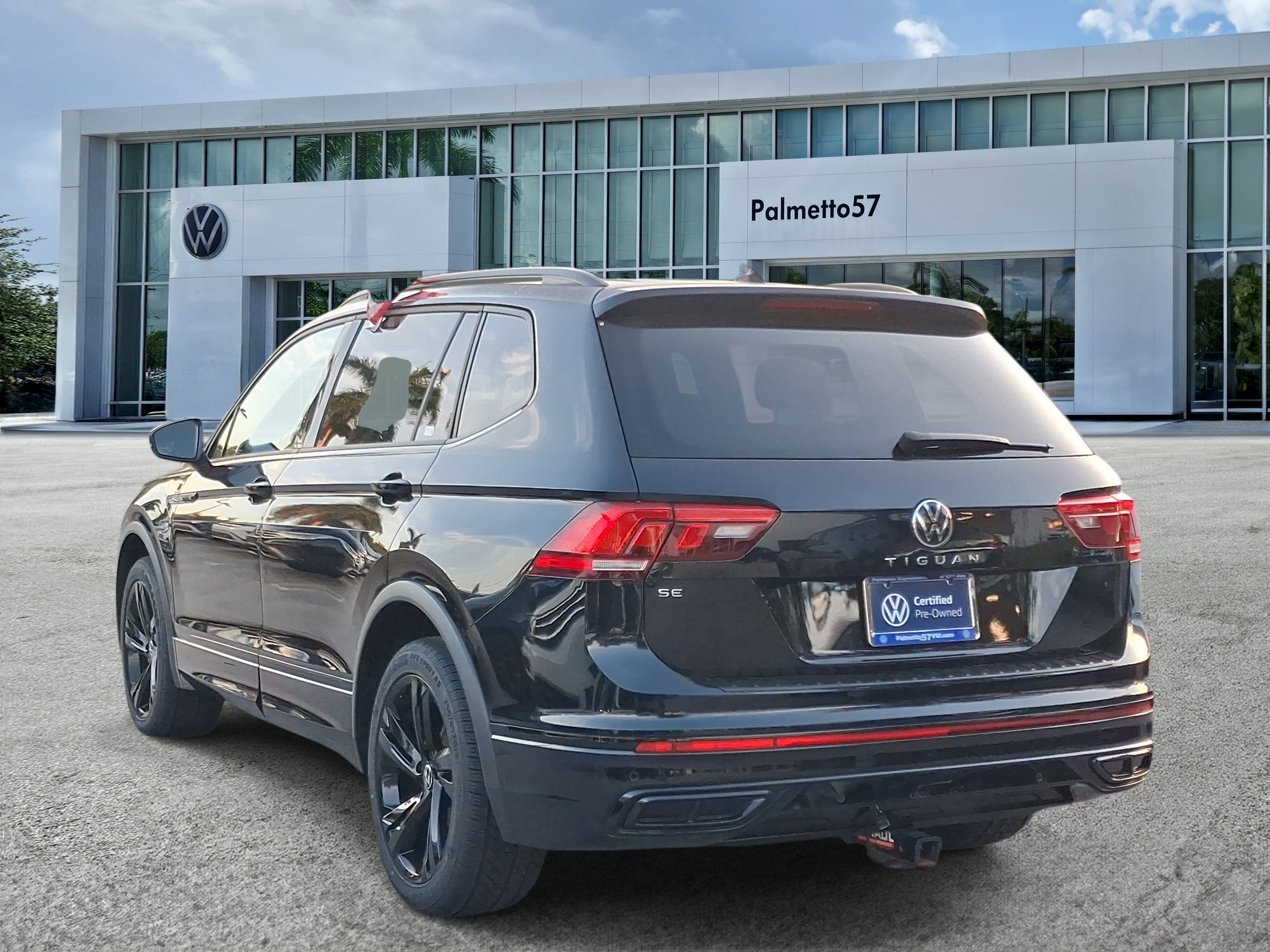 Certified Used 2023 Black Volkswagen 2.0T SE R-Line Black image 4