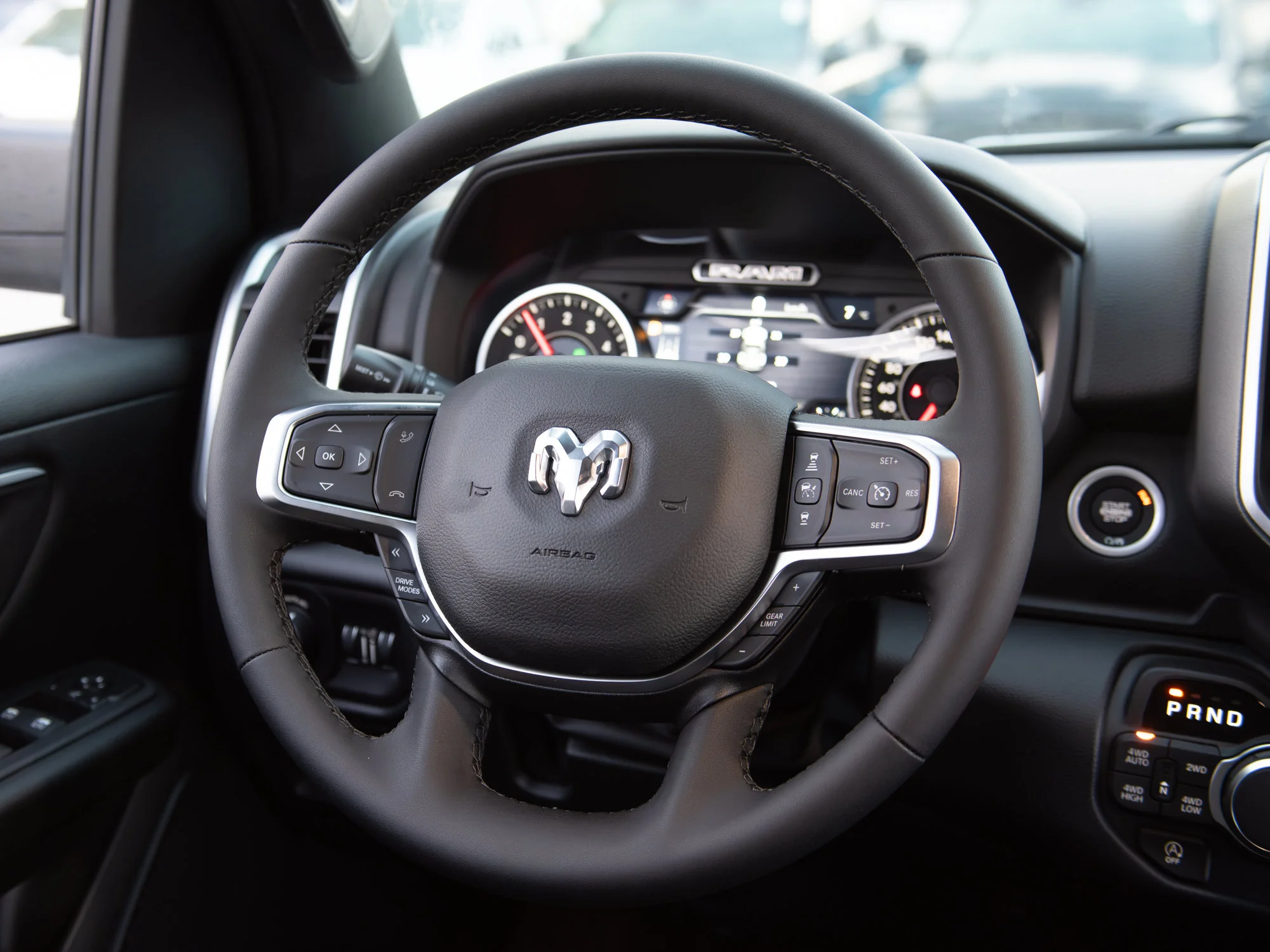 New 2026 White RAM Big Horn Night* Crew Cab 4x4, Heated Seats/Wheel, Alpine Audio, Level 2 Equip Group image 13