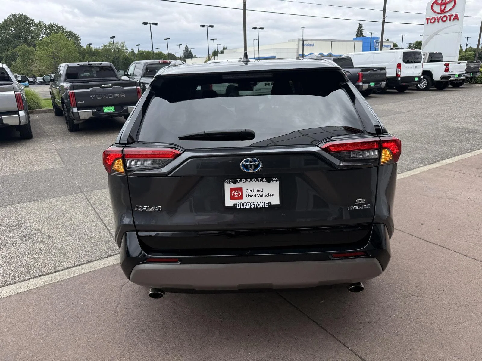 Used 2023 Magnetic Gray Metallic Toyota Hybrid SE image 7