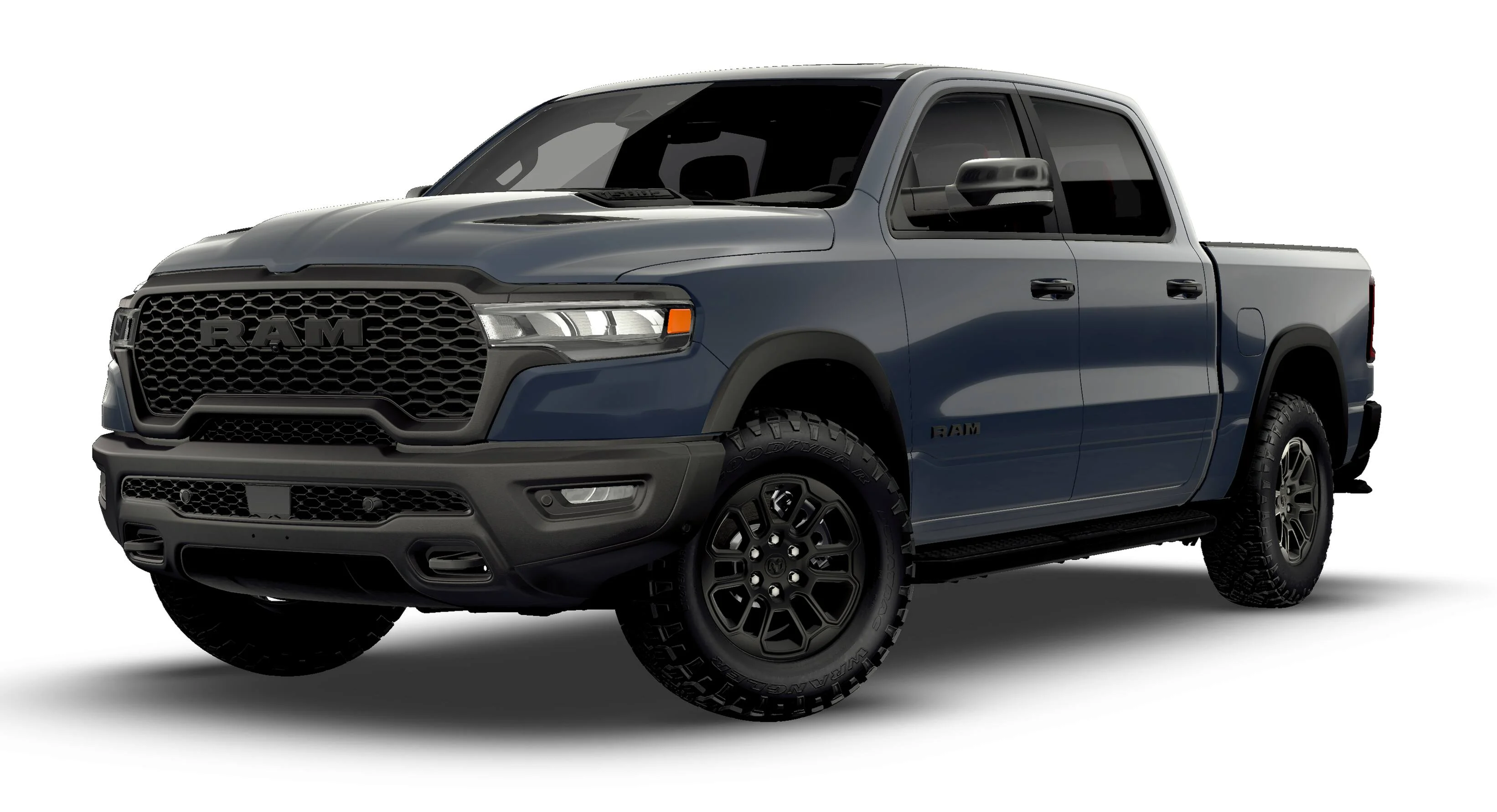 New 2026 Forged Blue Metallic Exterior Paint RAM REBEL image 1