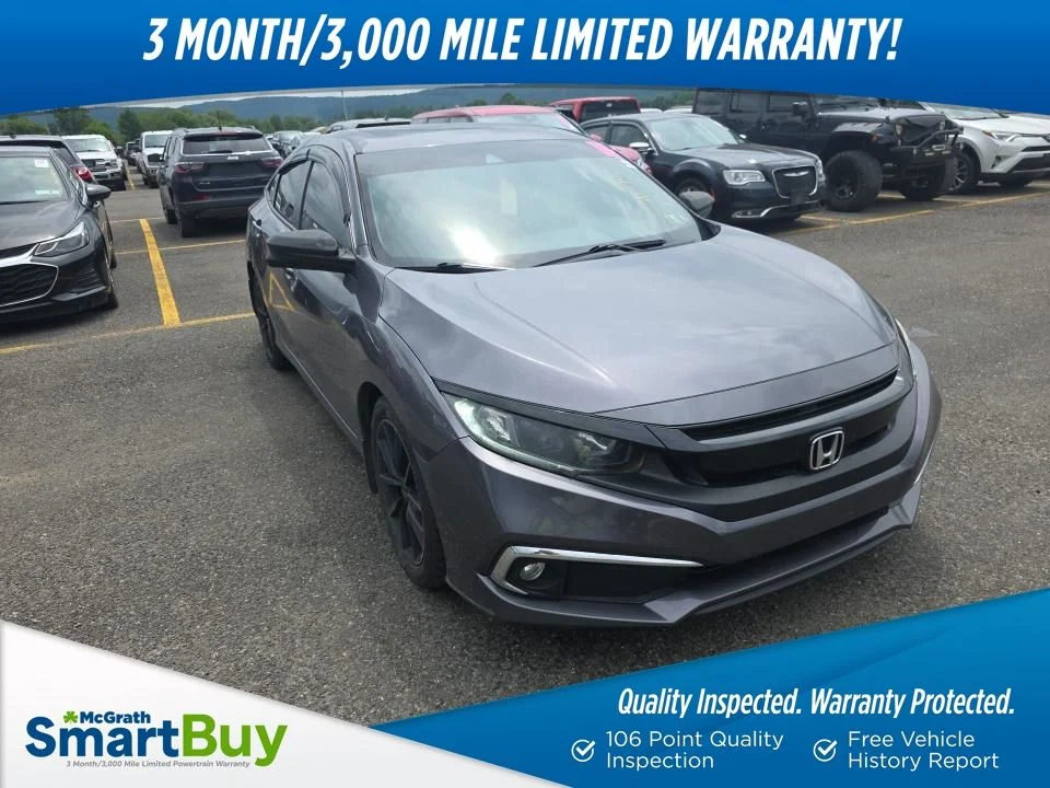Certified Used 2019 Gray Honda EX image 1