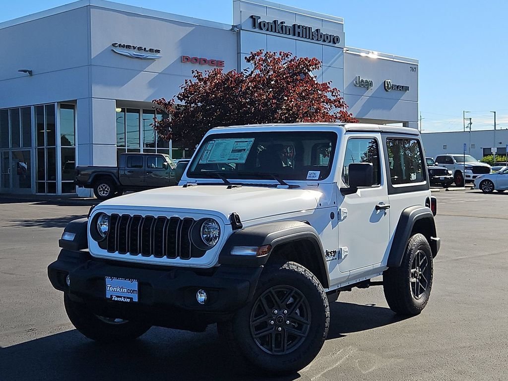 New 2026 Bright White Clearcoat Jeep Sport image 2