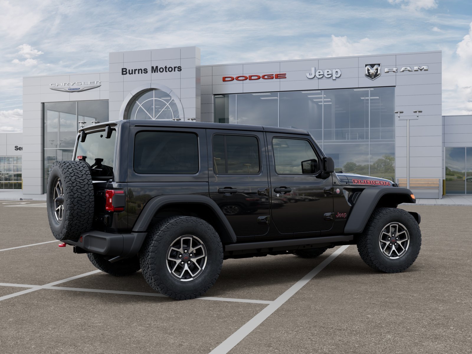 New 2026 Black Clearcoat Jeep Rubicon 4-Door image 4