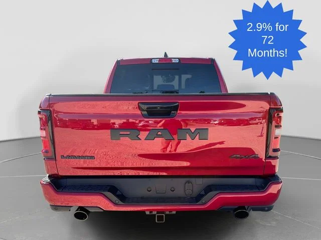 New 2026 Molten Red Pearl-Coat Exterior Paint RAM Laramie image 8