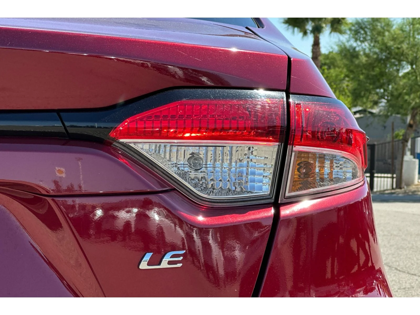 Used 2022 Ruby Flare Pearl Toyota LE image 13
