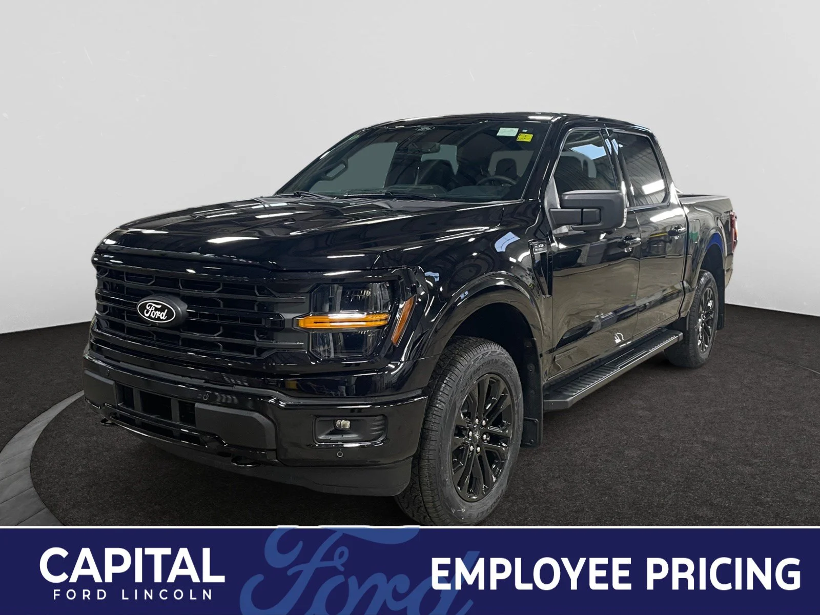 New 2026 Agate Black Metallic Ford XLT image 1
