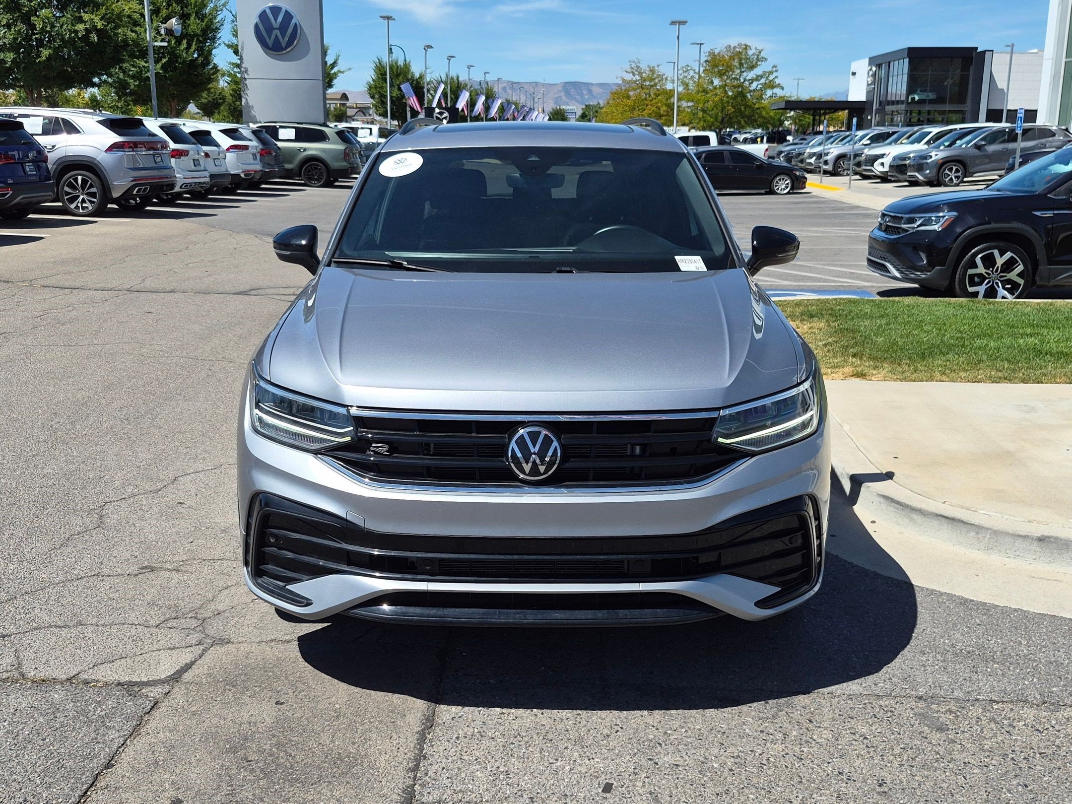 Certified Used 2024 Pyrite Silver Metallic Volkswagen SE R-Line Black image 10