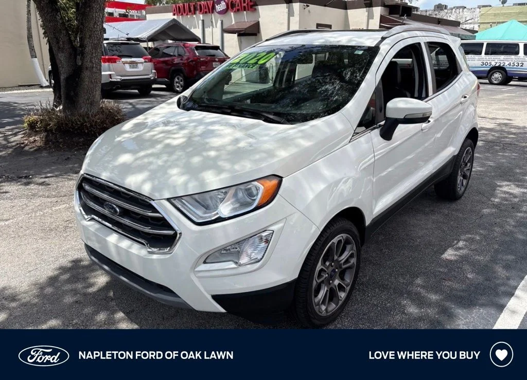 Used 2020 White Ford Titanium image 1