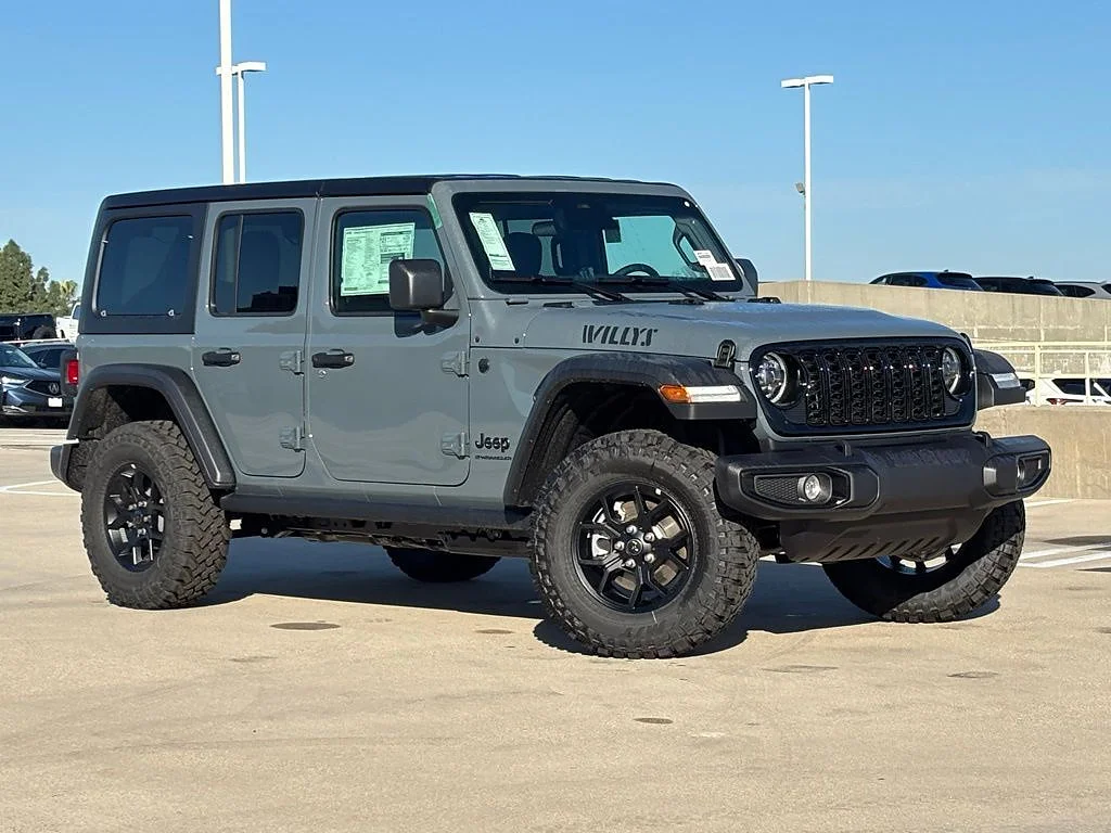 New 2026 Anvil Clear Coat Jeep 4-Door Willys 4x4 image 1