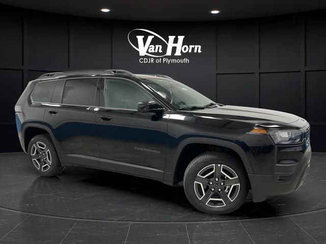 New 2026 Diamond Black Crystal Pearlcoat Jeep Laredo image 1