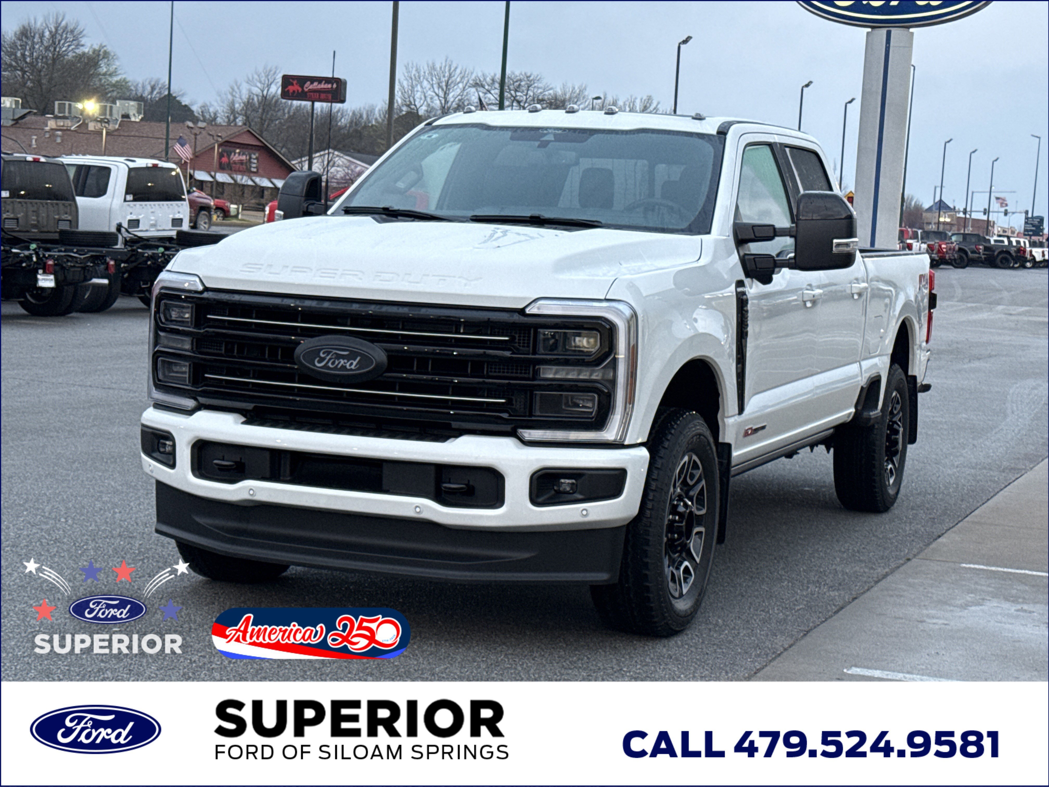 New 2026 Star White Metallic Tri-Coat Ford F-250® Platinum® image 13