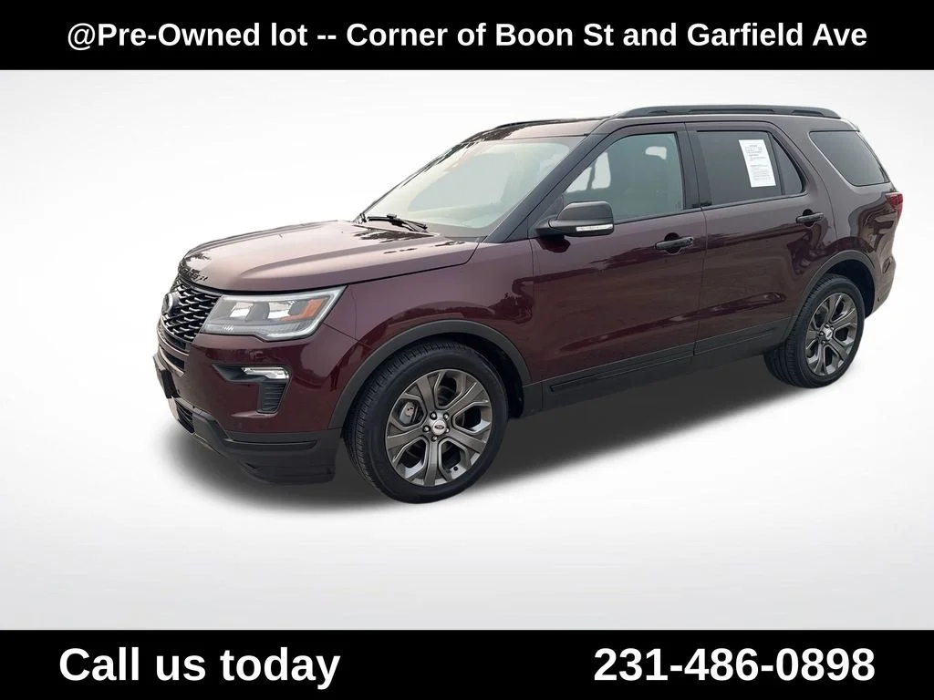 Used 2018 Red Ford Sport image 1