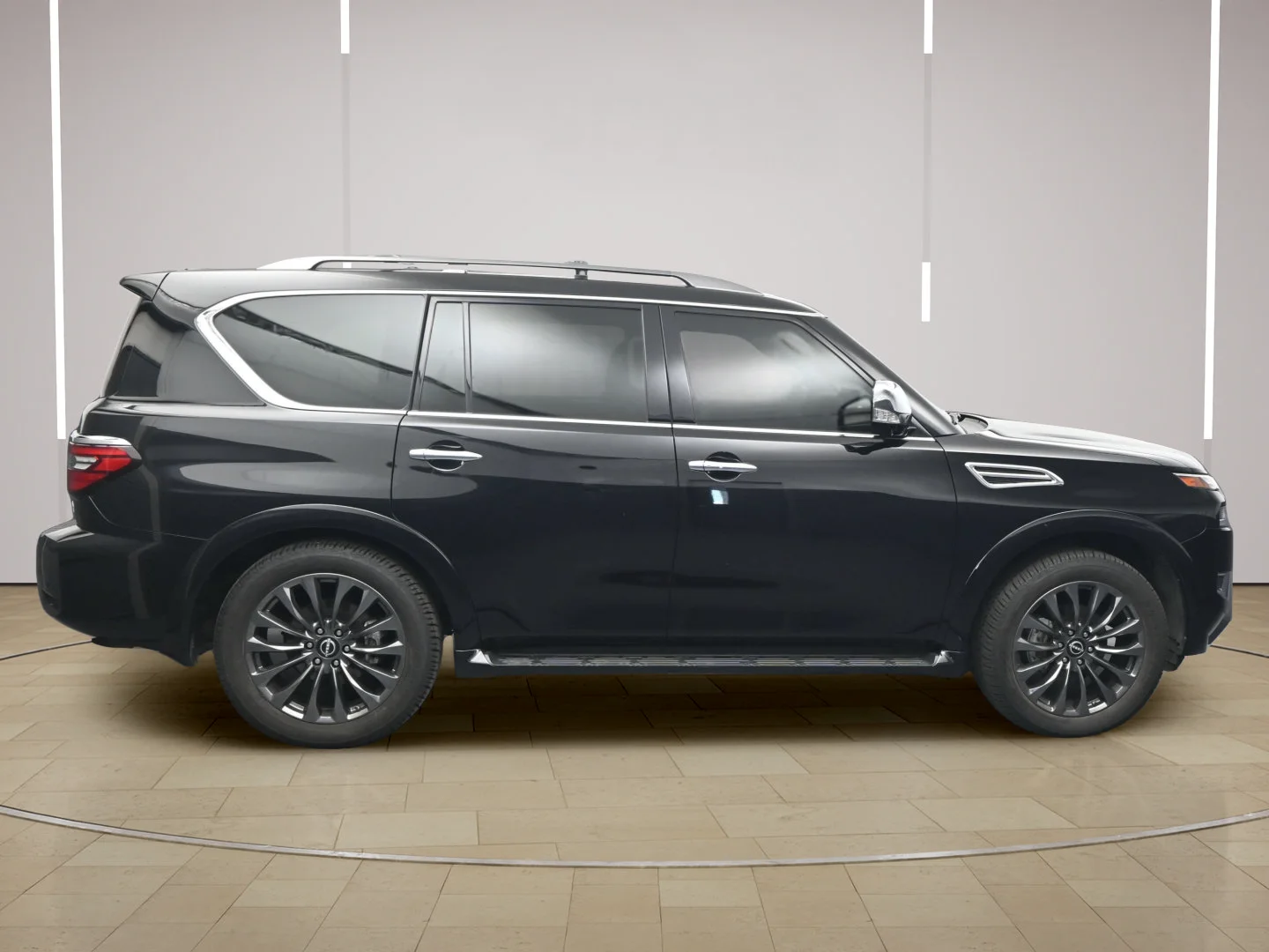 Certified Used 2024 Super Black Nissan Platinum image 8
