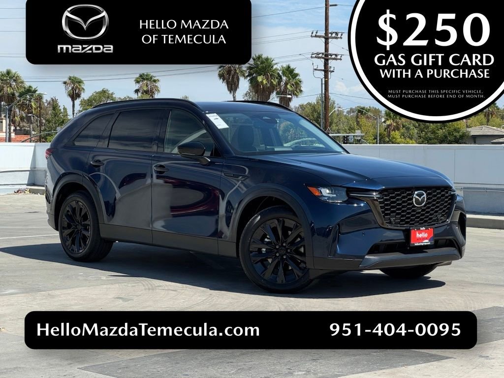 New 2026 Deep Crystal Blue Mica Mazda 3.3 Turbo Premium Sport AWD image 1