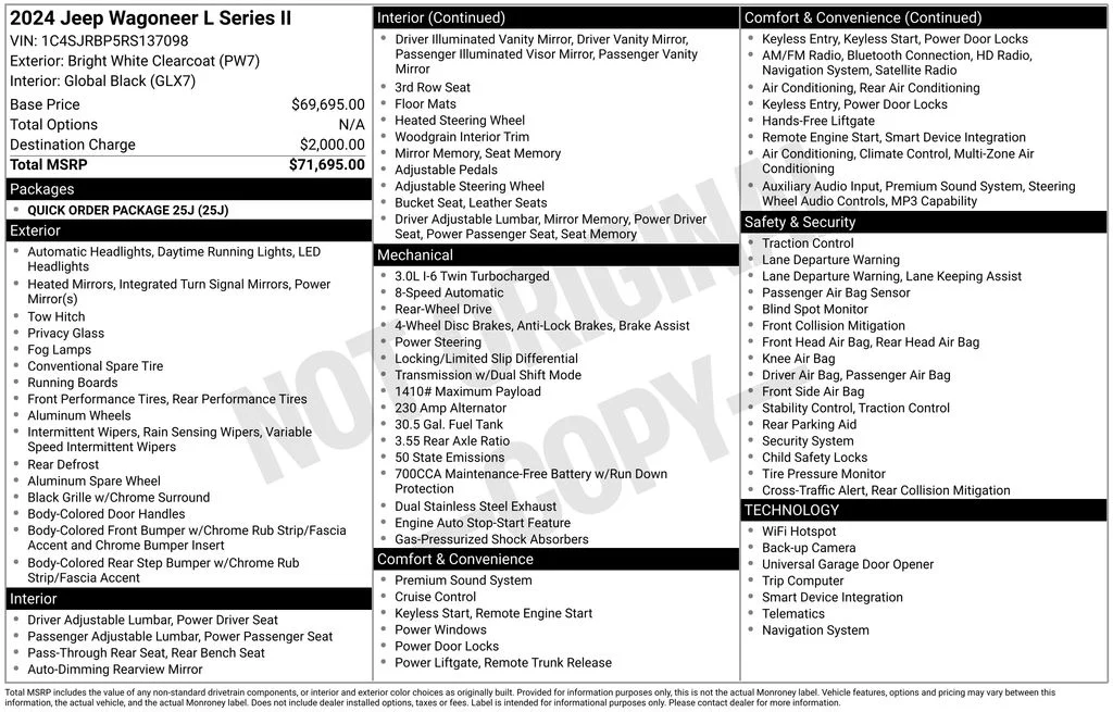 Used 2024 White Jeep Series II image 17