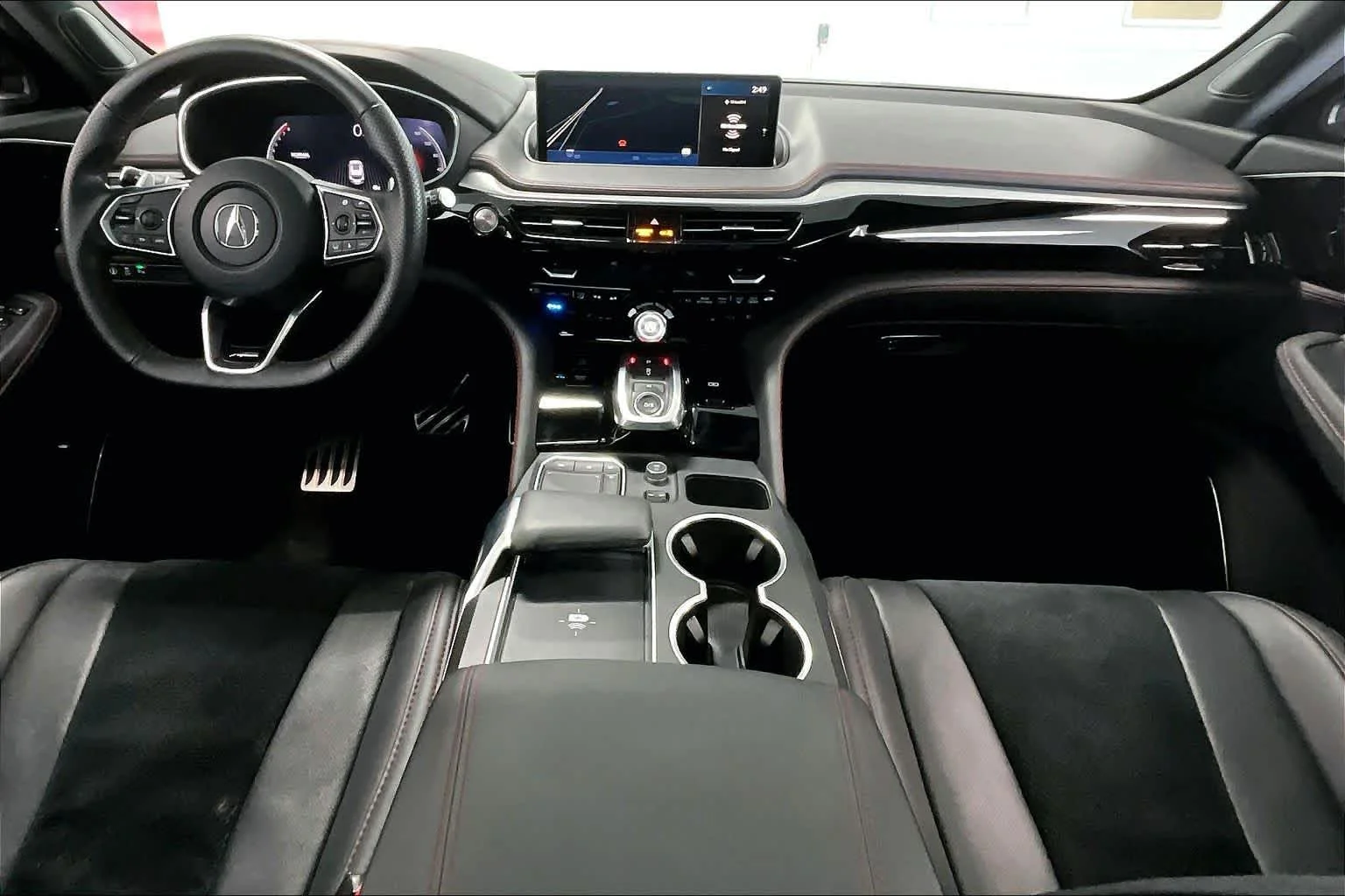 Used 2023 Platinum White Pearl Acura SH-AWD with A-Spec Package image 9