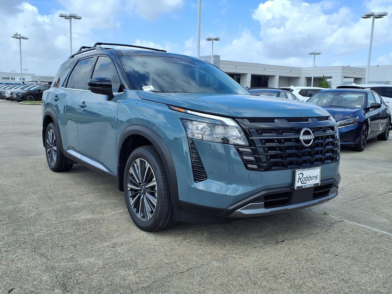 2026 Nissan Pathfinder Platinum Green at Robbins Nissan