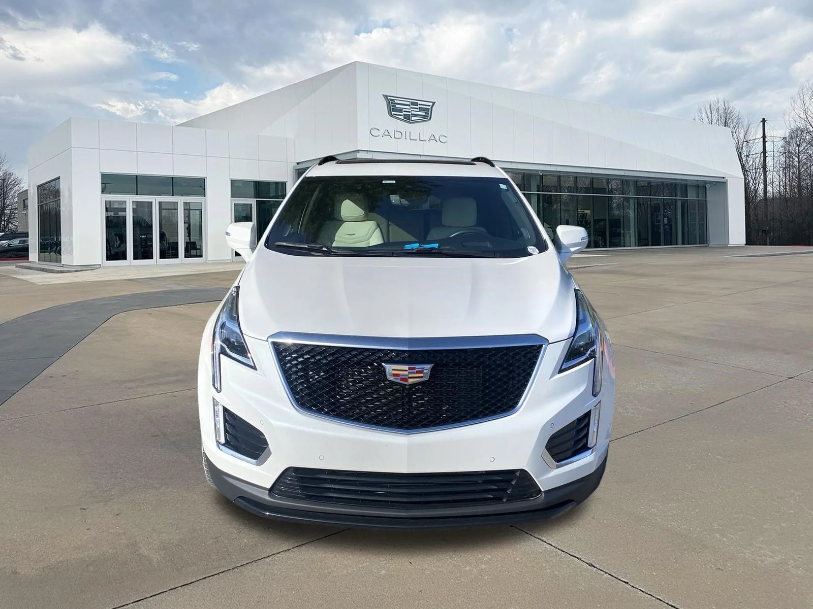 Used 2024 Crystal White Tricoat Cadillac AWD Sport image 13
