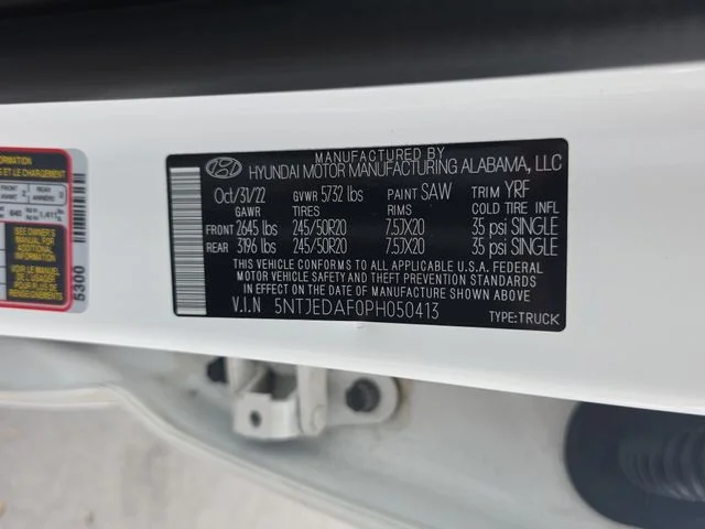 Used 2023 White Hyundai Limited image 38
