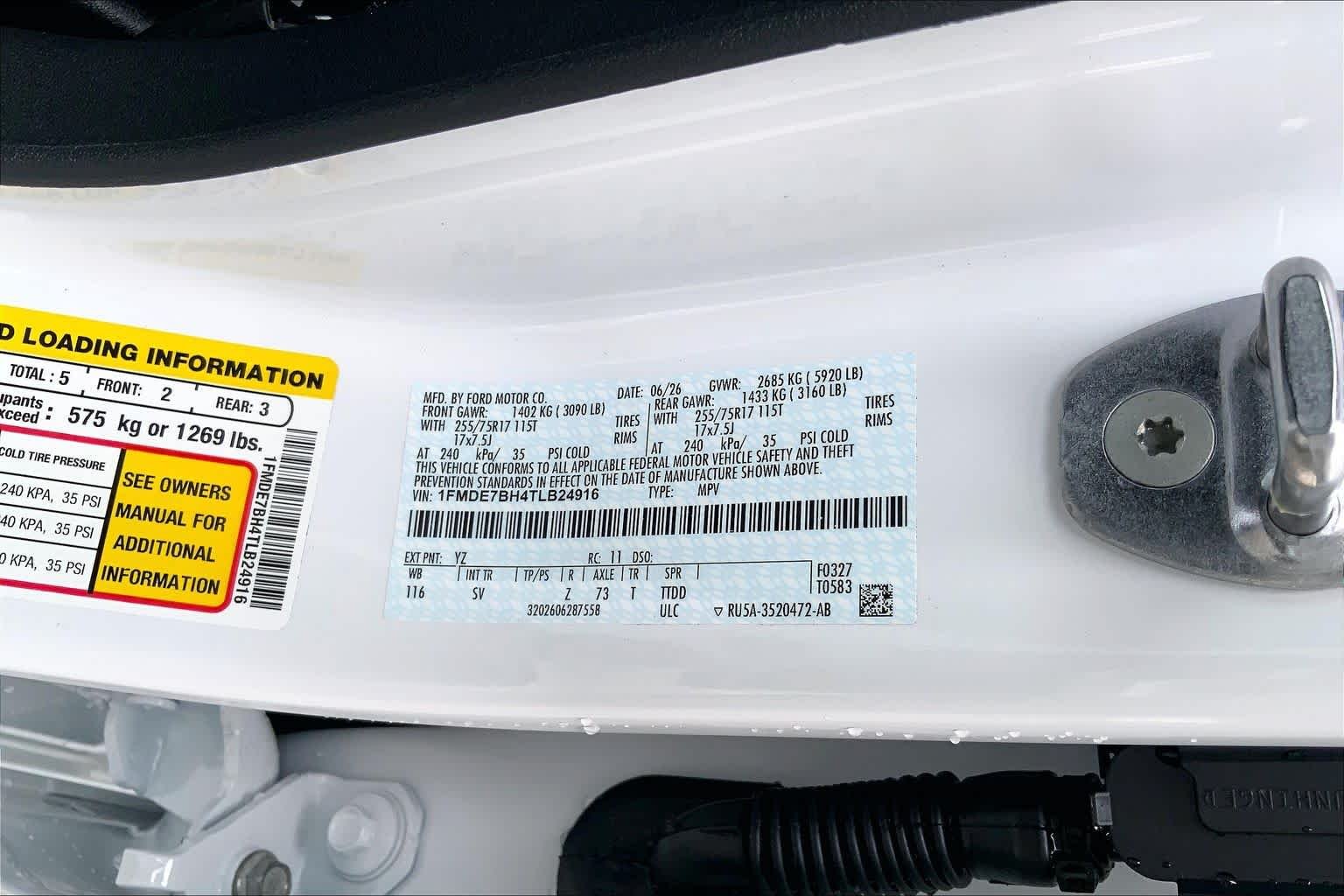 New 2026 Oxford White Ford Big Bend® image 12