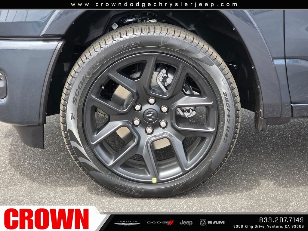 New 2026 Forged Blue Metallic Exterior Paint RAM Laramie image 9