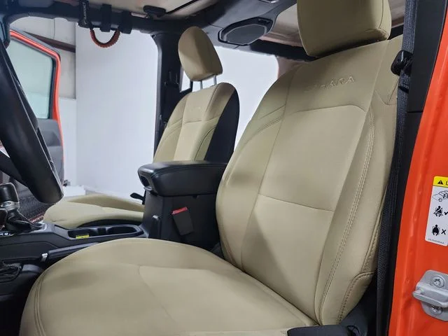 Used 2018 Orange Jeep Unlimited Sahara image 22