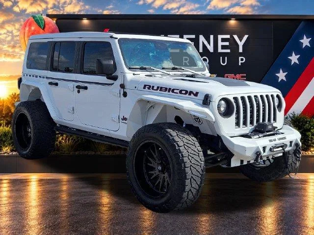 Used 2021 Bright White Clearcoat Jeep Unlimited Rubicon image 7