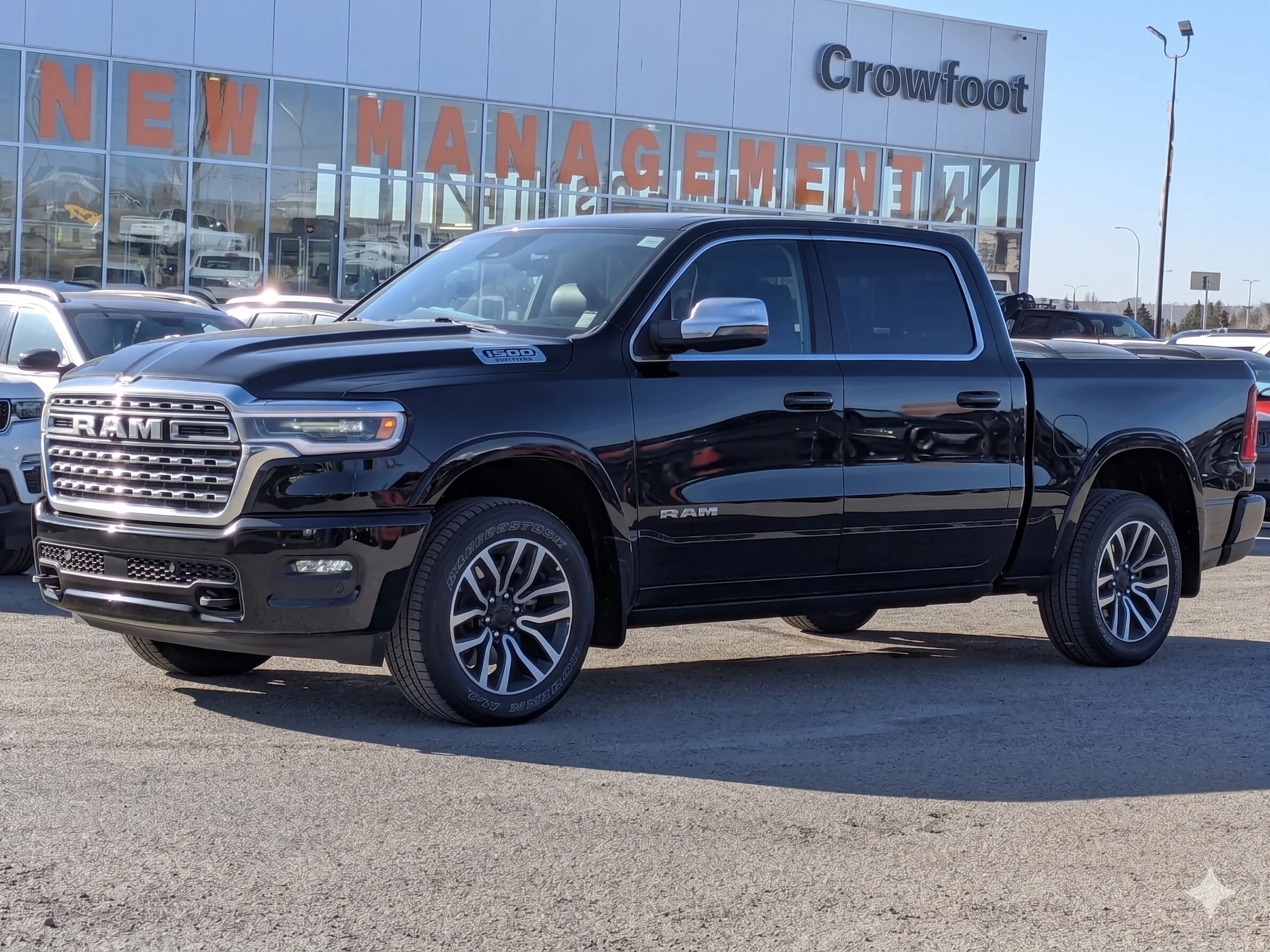 New 2026 Black RAM Limited Longhorn - - Pkg 27K - 5.7L HEMI V8 eTorque - Pano Sunroof - E?Locker Axle & More image 4